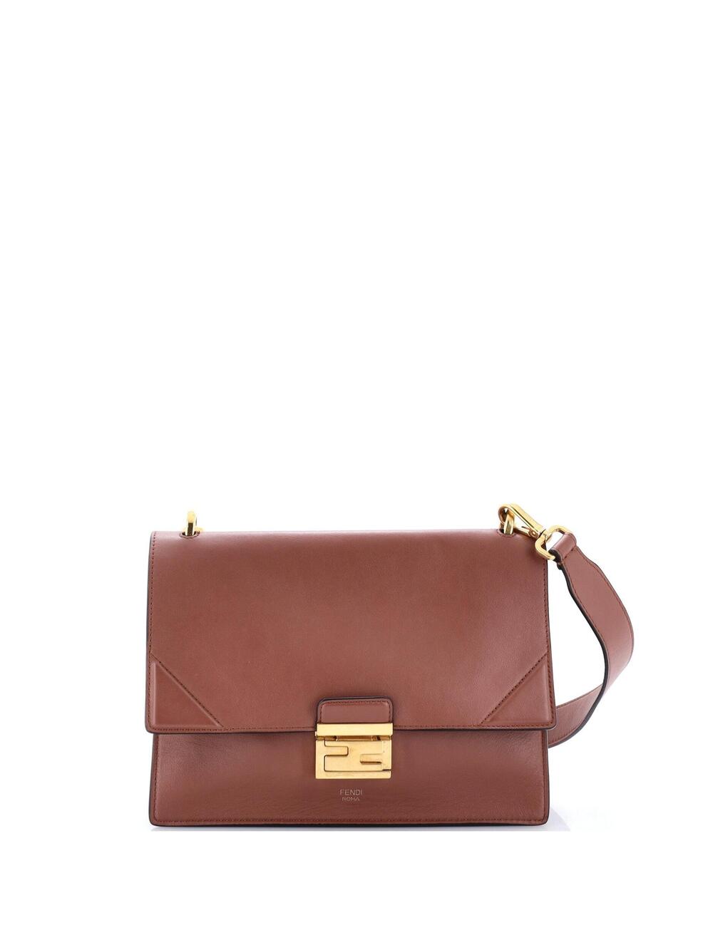 Fendi Kan U Shoulder Bag Leather Medium #349560F96B